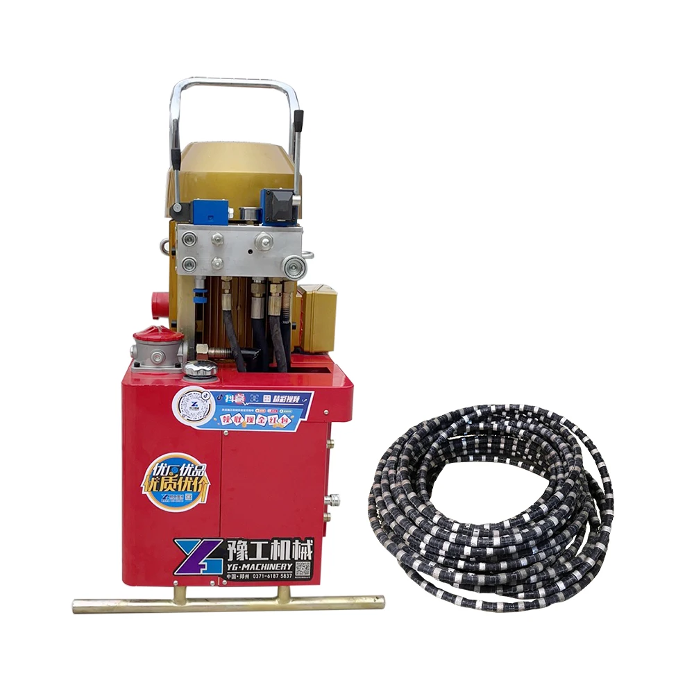 DIAMOND WIRE SAWING MACHINE Granite Marble Stone Machinery Block Squaring Cutting Wire Saw Machine for Sale
