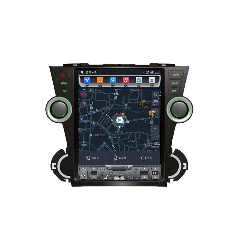  ОЗУ 2 ГБ Android 10 Автомобильный DVD автомобильный радиоплеер для Toyota Highlander 2009-2012 2013 радио GPS навигация Мультимедиа WIFI