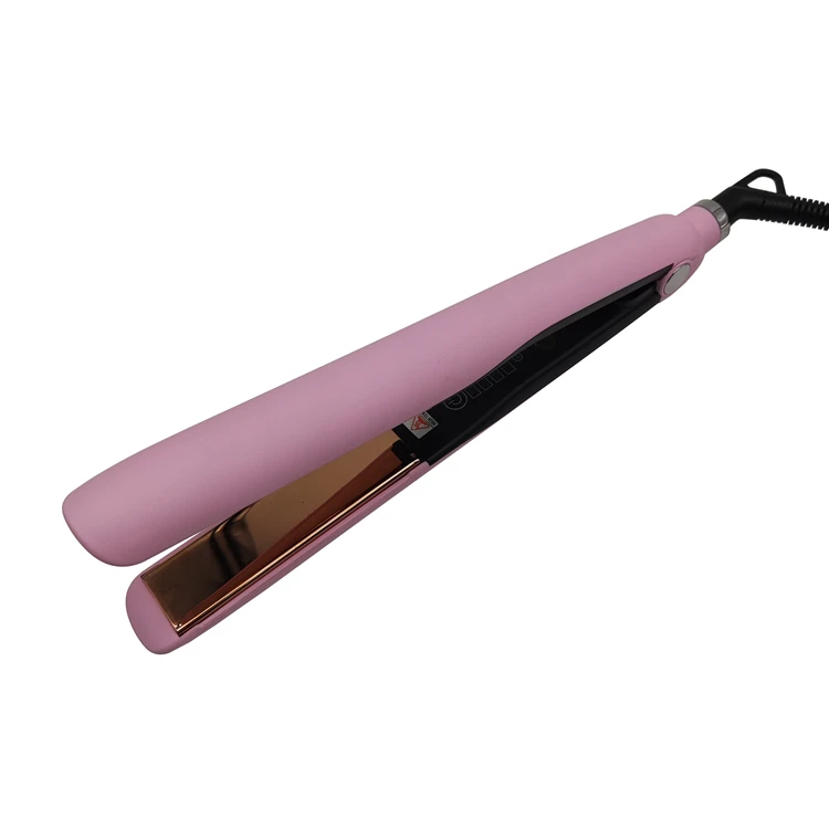Professional Titanium Flat Iron Curling Straightener Tourmaline Ceramic MCH/PTC Electric LED Straightening Car Hair Styling