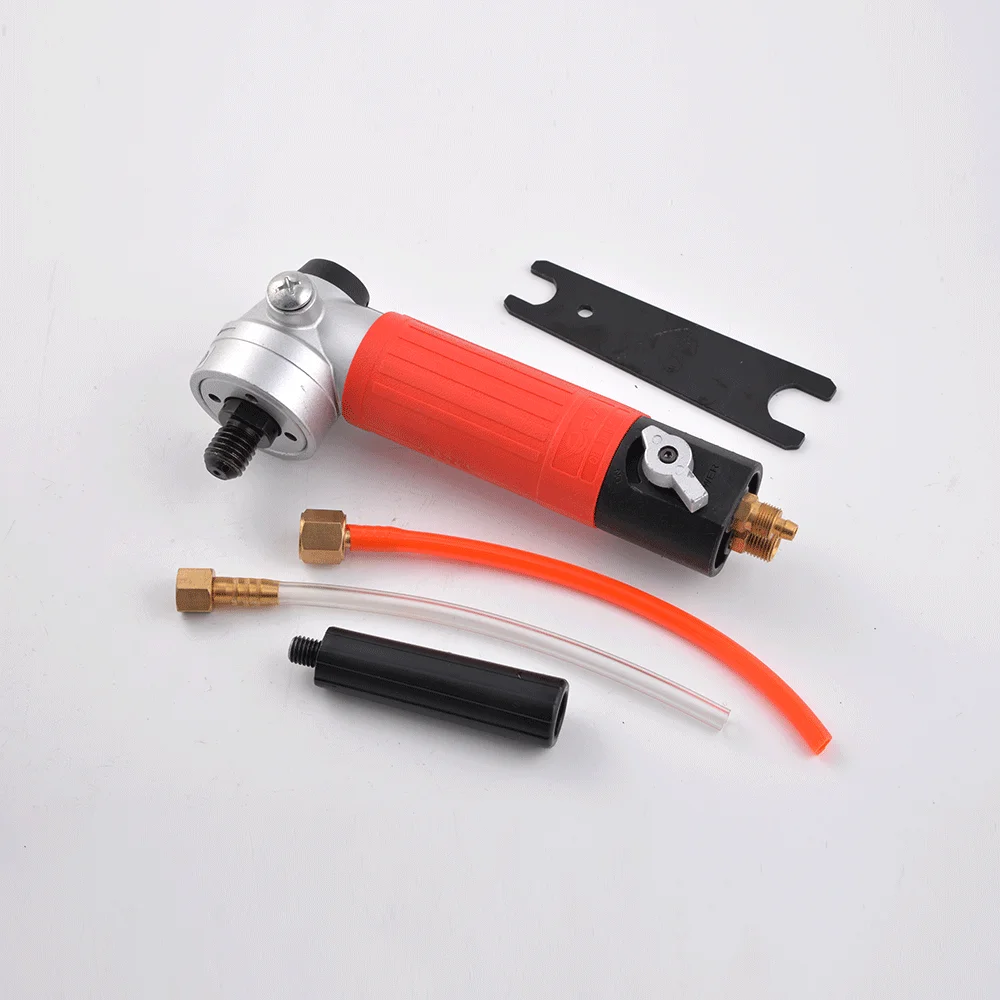 LITTLE ANT Side-Exhaust Air Wet Polisher Hand Hold Pneumatic Angle Polishing Machine Tools For Stone Granite Marble