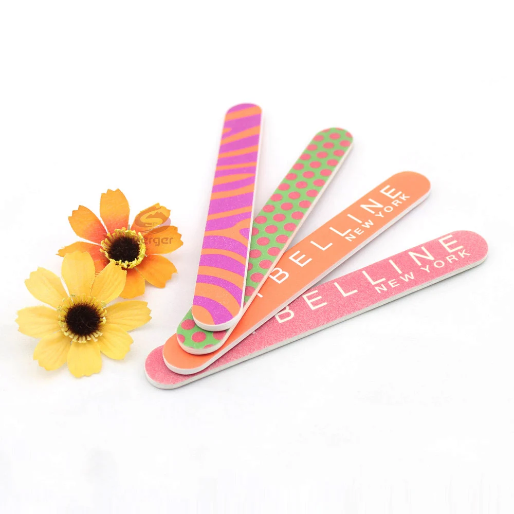 
Custom Logo professional Emery Board 100/180 sands nail file 