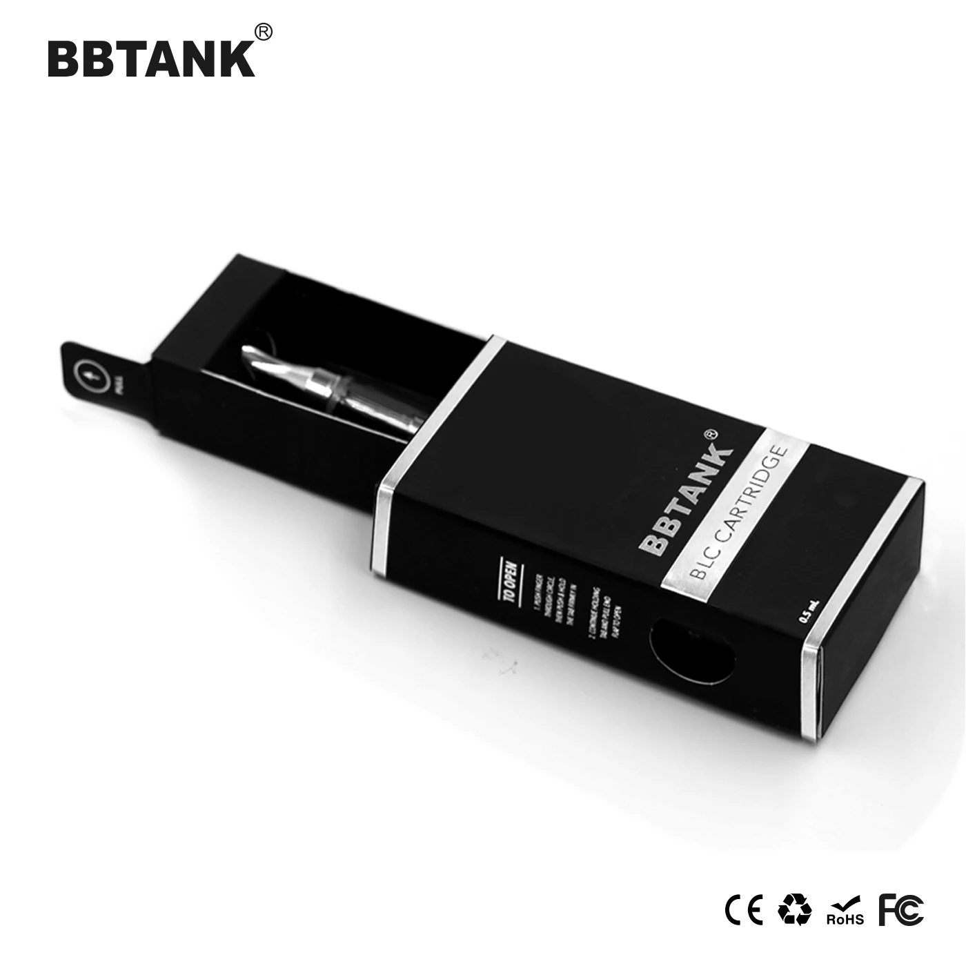 Hot Sell All Ceramic Coil 510 Cartridges Glass Tank 1g CBD Vape Cartridge for Thick Oil