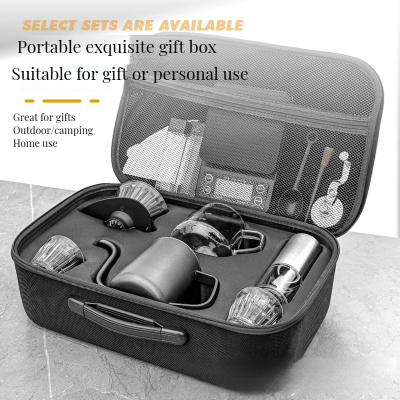 Уютный подарочный набор для кофе и чая со стильным классическим дизайном из стекла включает в себя идеальную презентационный бокс