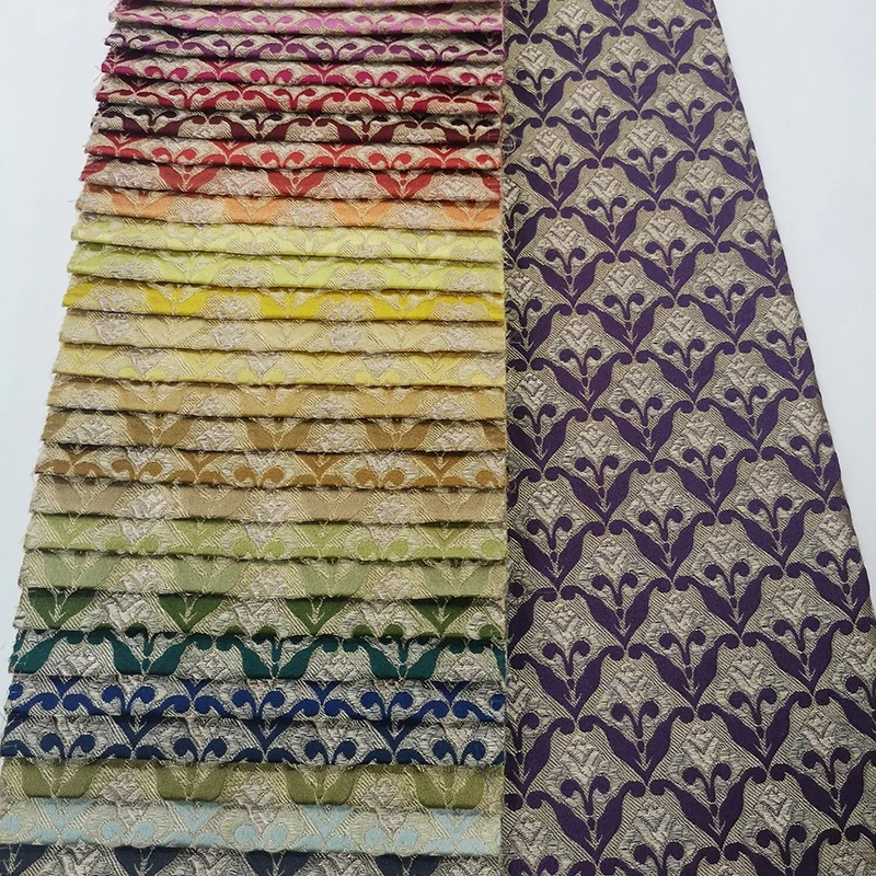 Factory direct sale recycled knitted jacquard polyester Sofa Fabric