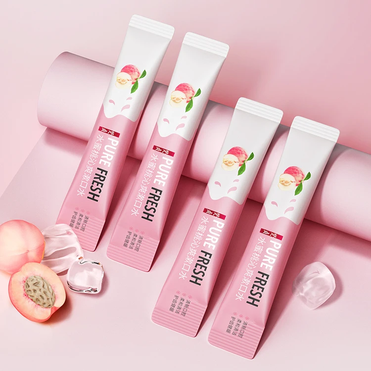 VENZEN OEM private label portable fruit extract Oral Clean care teeth whitening Liquid mouthwash