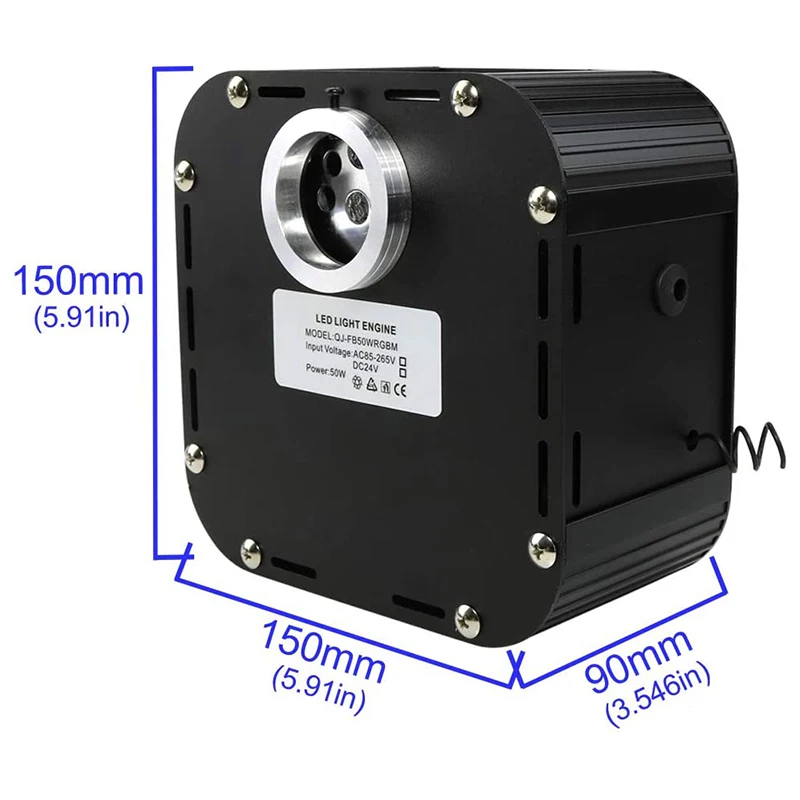Twinkle 50W dmx light engine led light source optic fiber led light engine