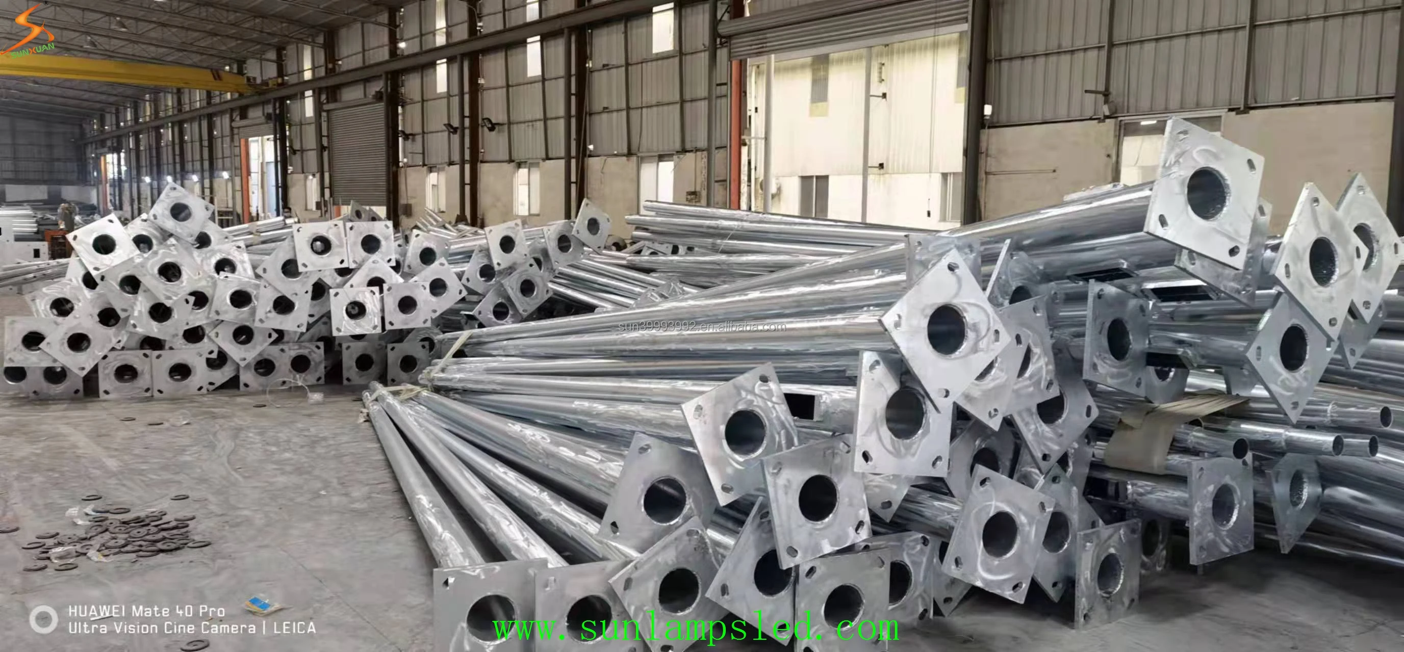 Customized hot dipped outdoor 4m 5m 6m 7m 8m 9m 10m 12m double single arm galvanized steel solar street light post lamp pole