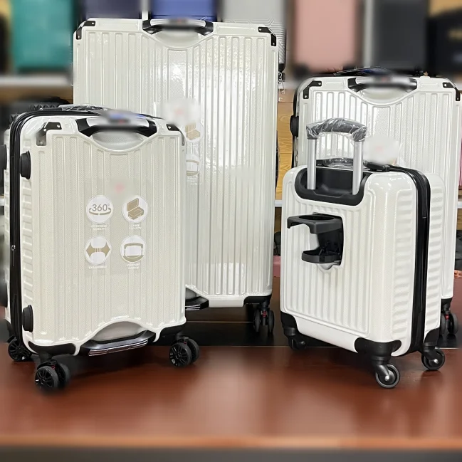 2023 New Cup Holder Suitcase Travel Bags Good quality  small inch Luggage large capacity Suitcase