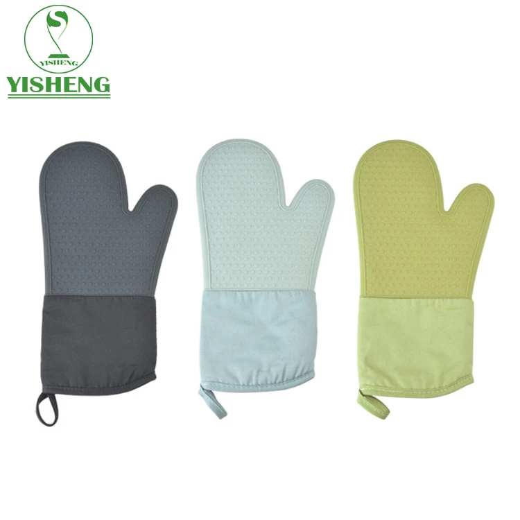 Kitchen Tool Baking Cooking Oven Mitt Heat Resistant Cotton Oven Gloves