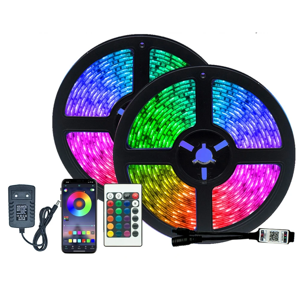 Joystar TV LED Strip Light 5V USB SMD 5050 4M 120LEDs APP Control RGB Strip Lights With Bluetooth