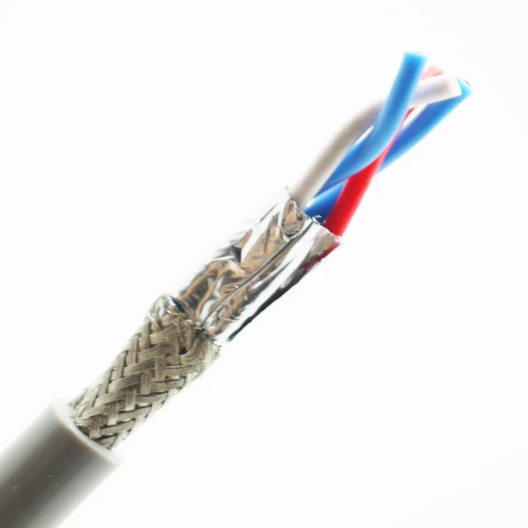 2core Copper Wire Signal Control Cable Electric Power Cable Pvc Insulated Shielded Twisted Pair Cable