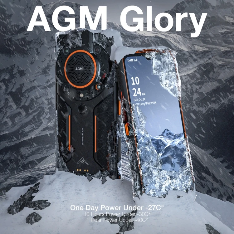 Wholesale Agm Glory Se Rugged Cellphone 6.53Inch Screen Tm480 8+128Gb 6200Mah 5G Android Cellphone