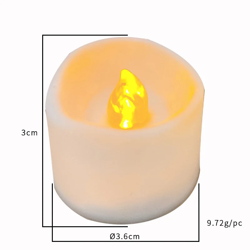 Remote Flameless & LED Candles for romantic proposal layout supplies raw heart-shaped scene props micro flash decoration