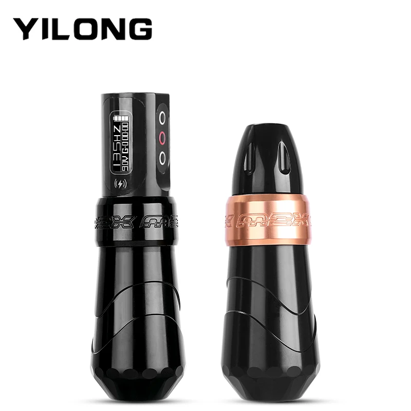 Новая машинка для татуировок Профессиональная беспроводная вращающаяся татуировки боди-арта с разъемом Rca 2 батареи