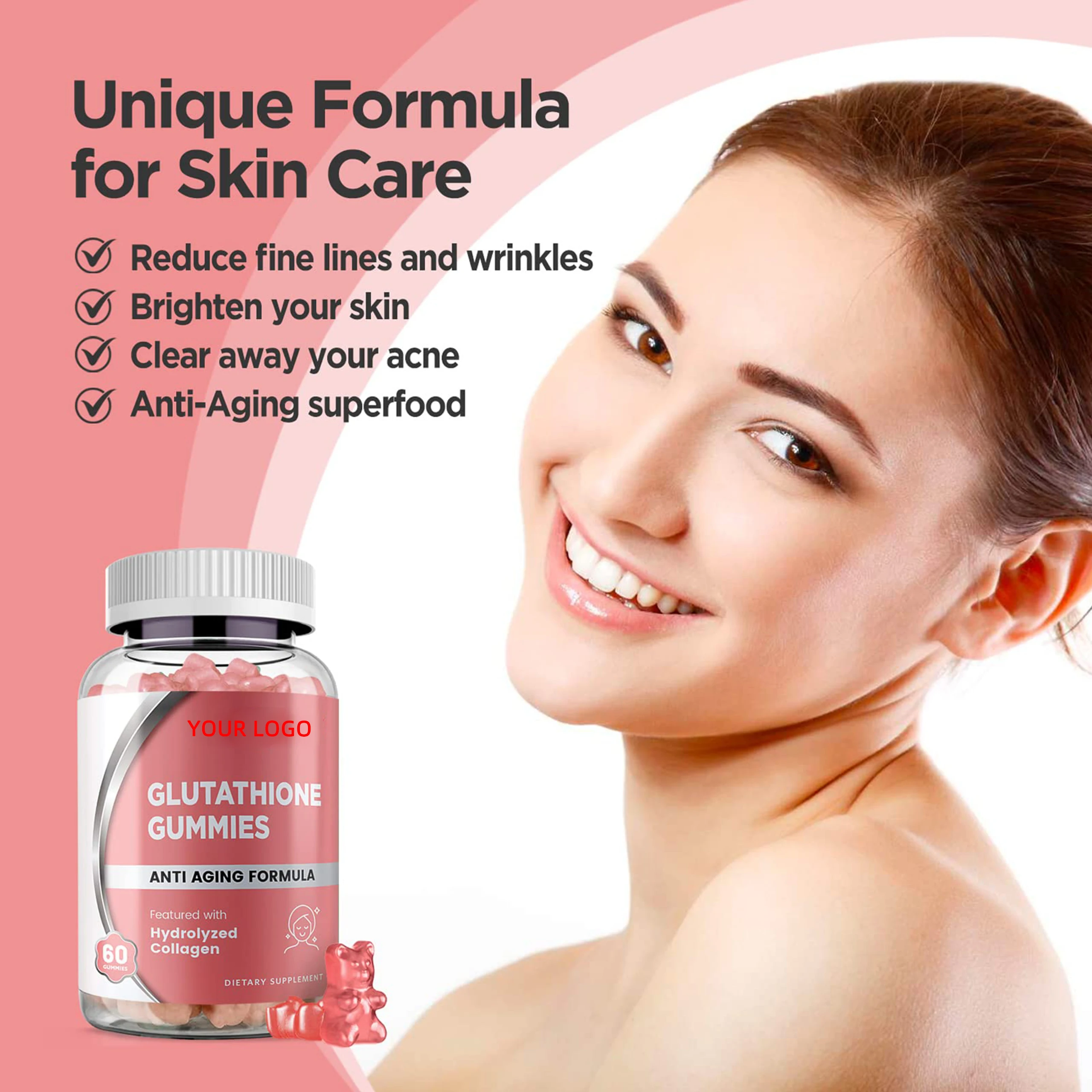Glutathione Gummies For Unclouded GMP Verified and upheld Gluten-free snacks Herb-fueled With skin whitening gummies