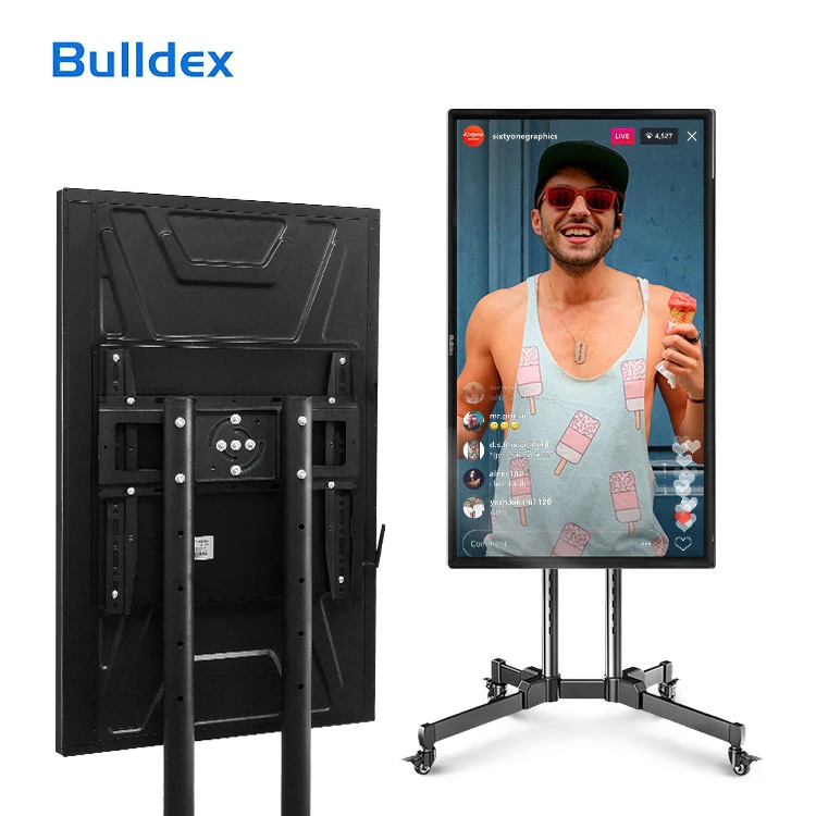 Bulldex Tiktok Facebook Ins Digital Radio Studio Broadcasting Live Streaming Equipment 32inch 43inch 50inch 55inch