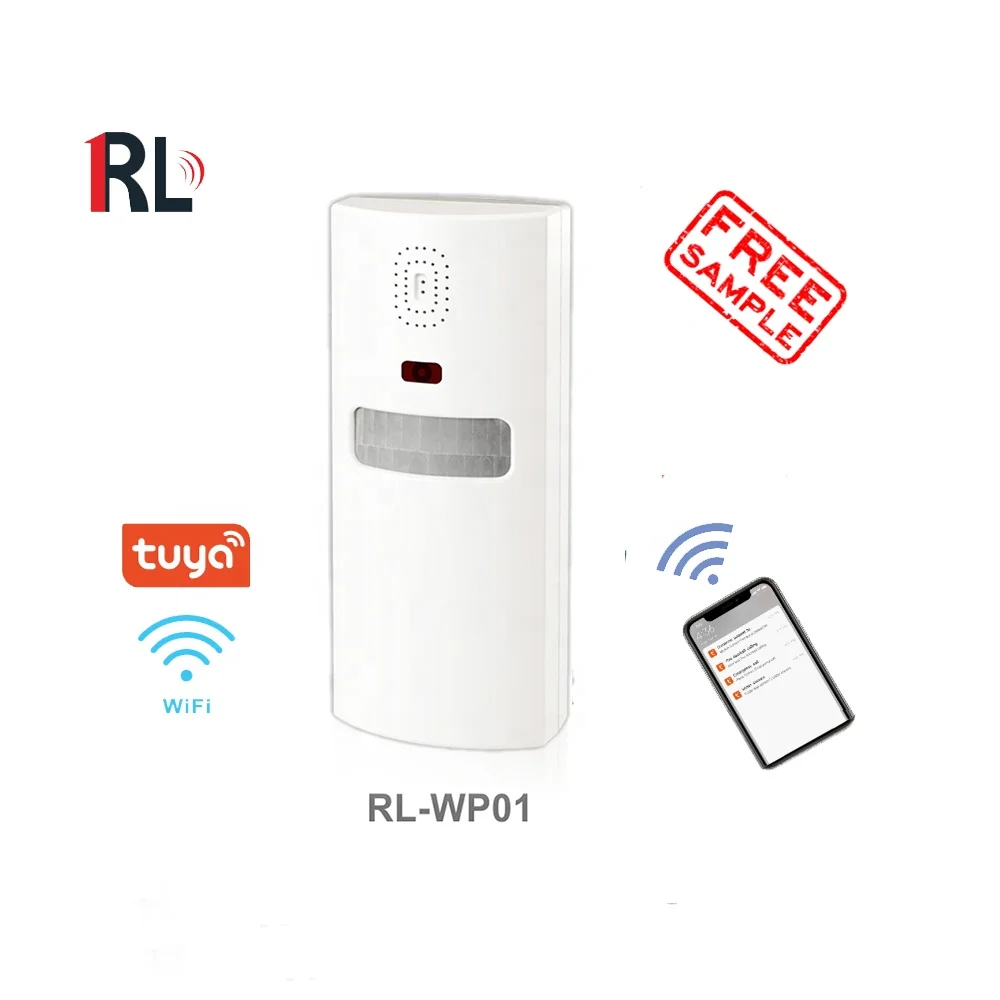 Hot sale home alarm system tuya wifi indoor motion sensor personal alarm without siren sound