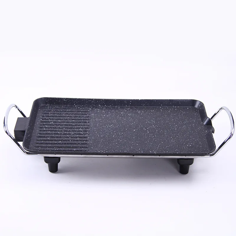 Large Capacity Aluminum Die-cast Electric Baking Pan Multi-purpose Non-Stick BBQ Grills Smokeless
