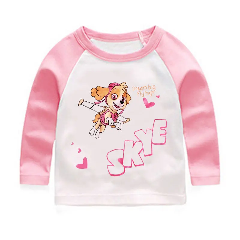 Kids Clothing Autumn Style Long Sleeved T-shirt Cotton Bottomed Shirt Brothers Sisters All Round Neck Hanbanchao