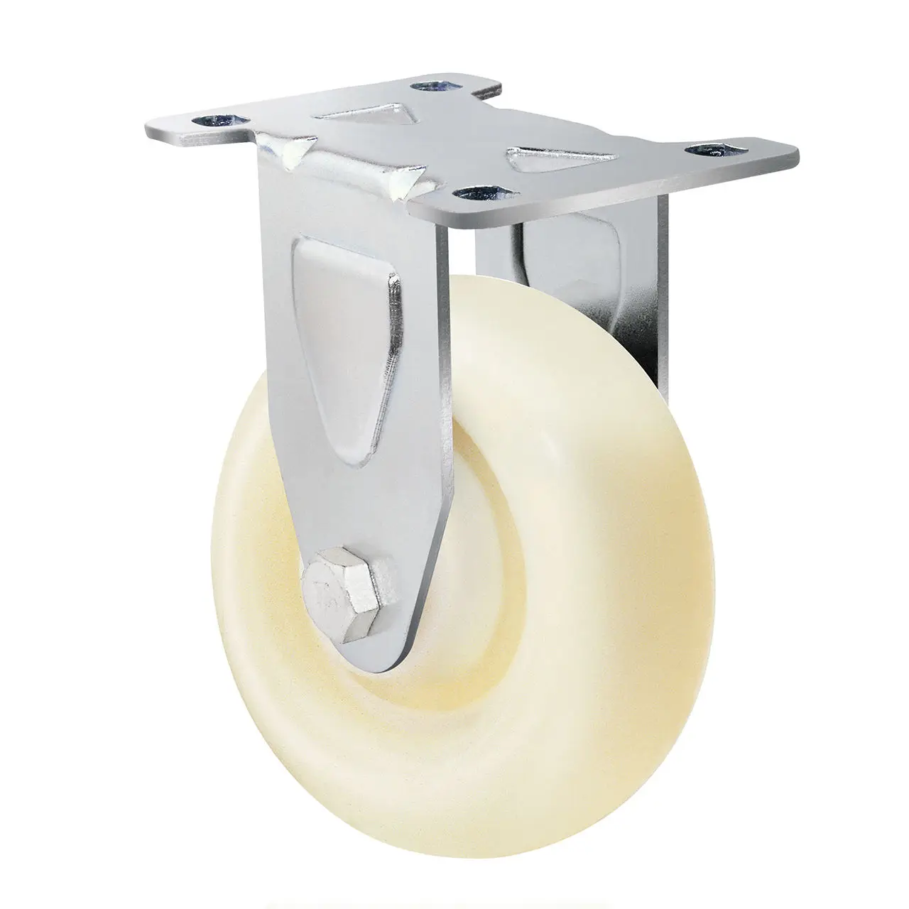 Factory Price Cart Pp Rigid Caster Wheel With Double Bearing