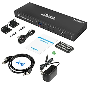 Factory Price 4K Support EDID Control 8-port kvm switch