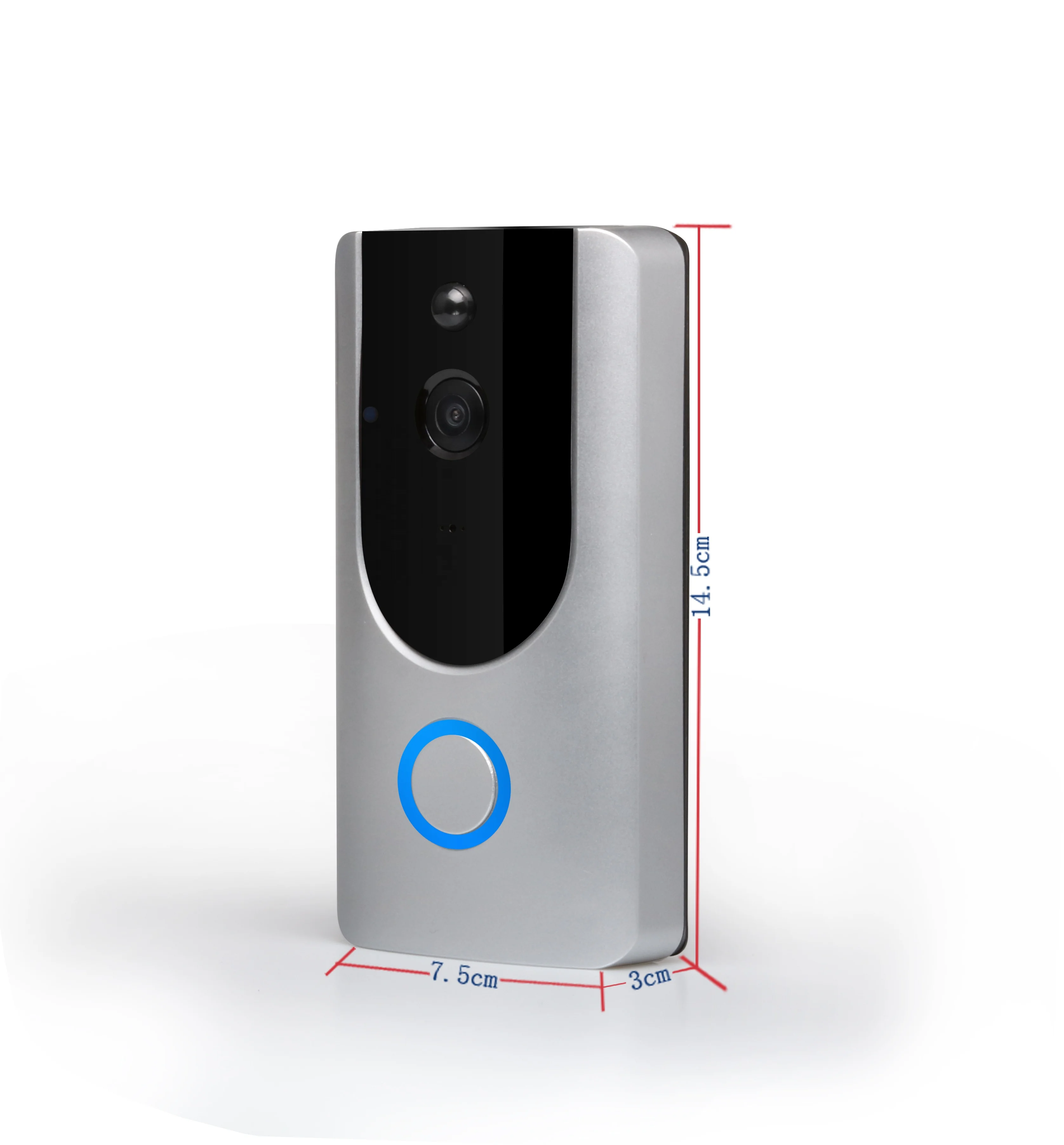 Smart Door Wireless Ring Camera Smart Home Doorbell PIR Motion Detection Night Vision Smart WiFi Video Doorbell