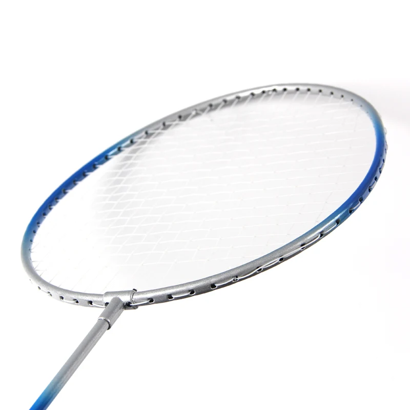 Nice Color 2 Player Double Badminton Set New Brand High Quality Soft PU Grip Light Weight Steel Frame Level Children Adults