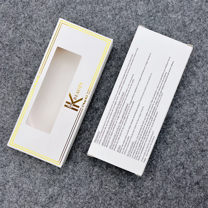 Packing Paper Box with PVC Window for Cosmetic gift box  Recyclable packaging box