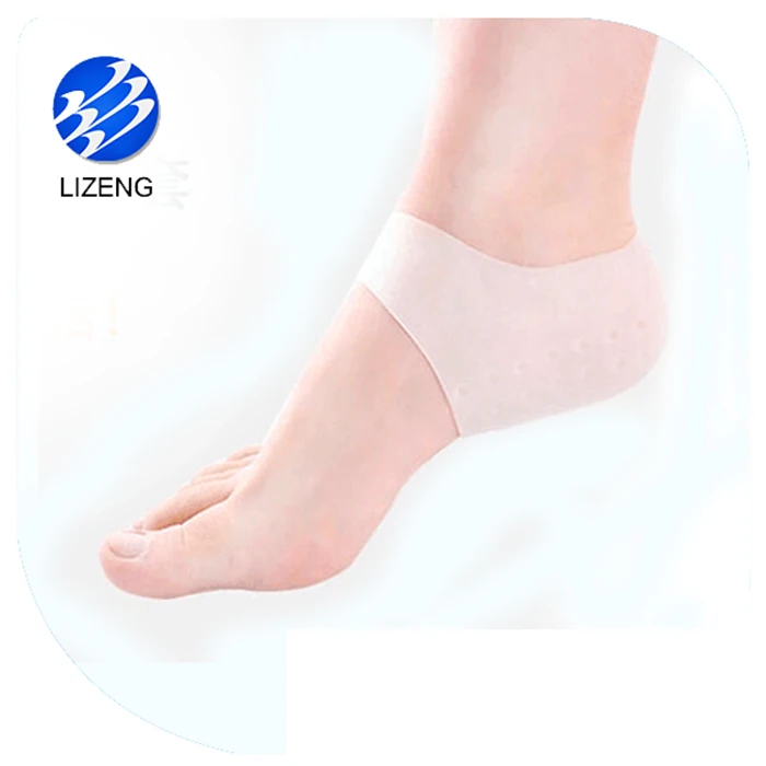 Lizeng Factory Gel Heel Spurs Cushion Pressure Relief Insole Gel Heel Socks For Plantar Fasciitis