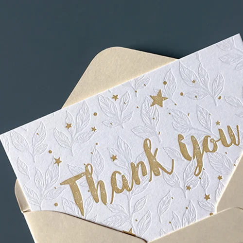 Custom Thank you Card for Business Greeting Card Post Card Gift