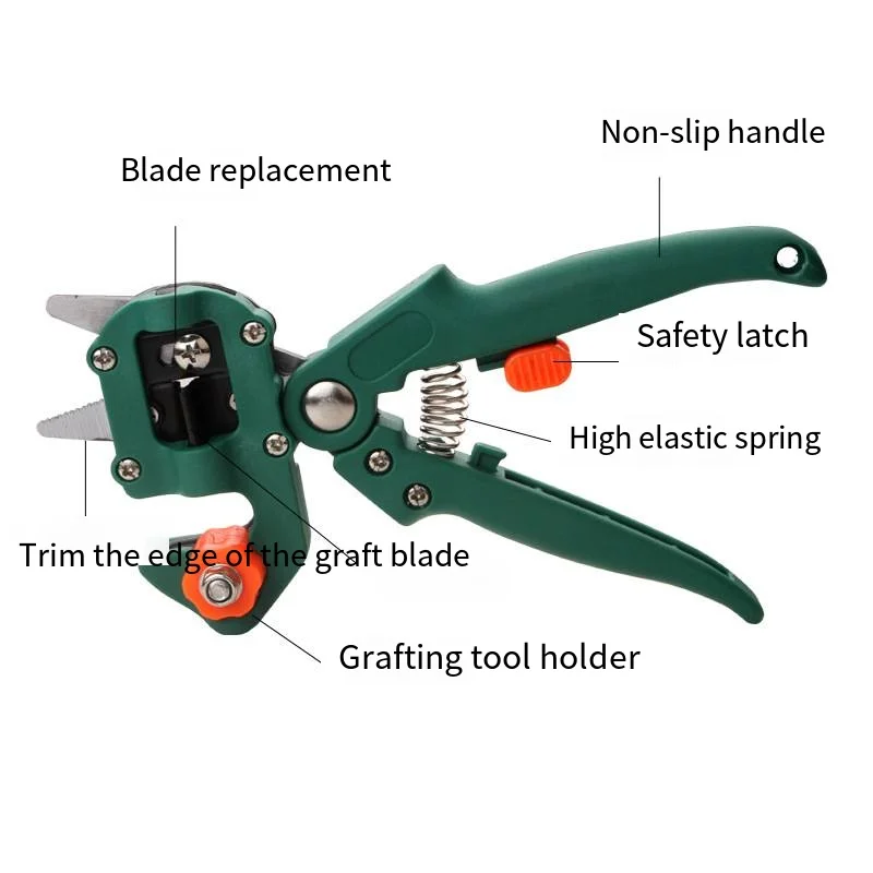 Multi-function Seedling and Fruit Tree Grafting Tools Pruning Grafters Bud Splicer Garden Seedling Grafting Tool Set