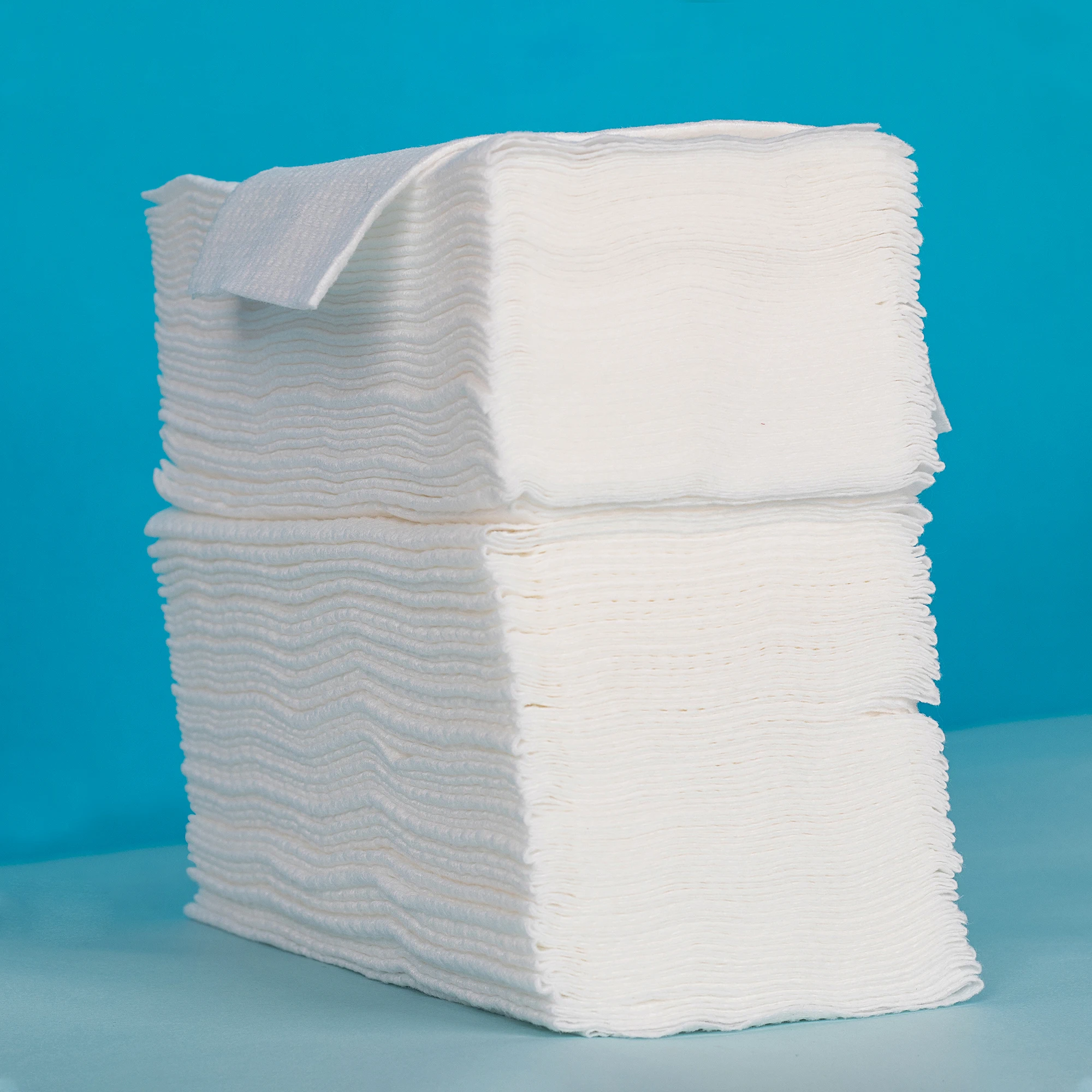 Non woven towel supplier biodegradable travel hotel spa massage barber hair cotton makeup remover disposable salon towels