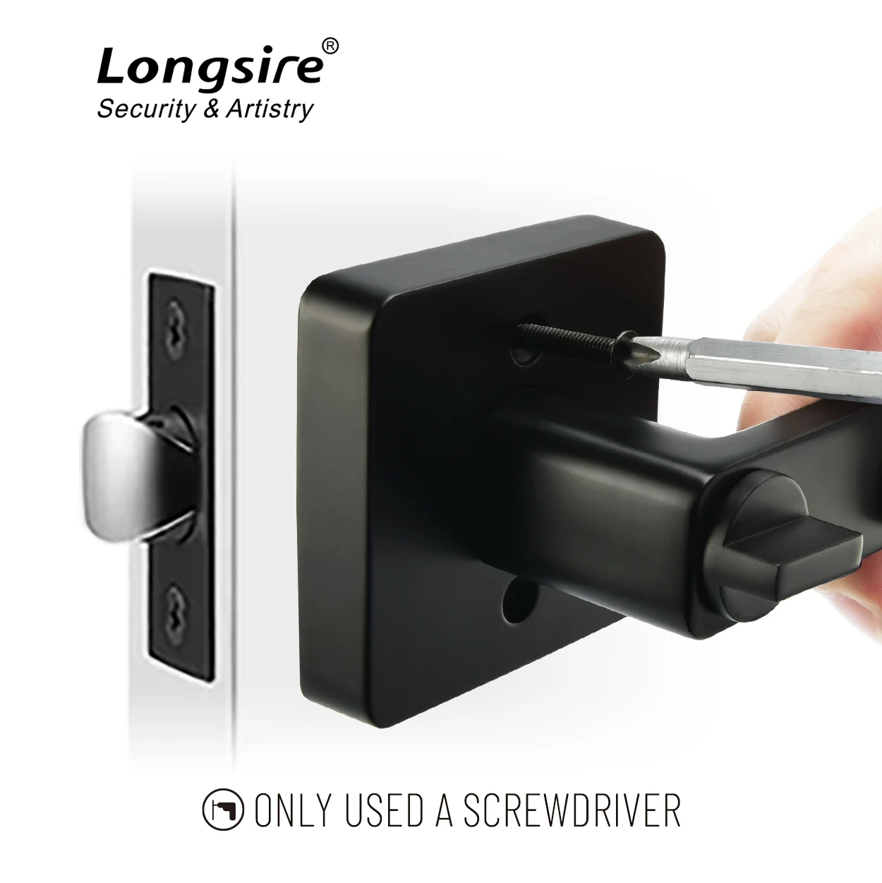 Hot Selling High Security Modern Grip Door Lever Zinc Alloy Entrance Privacy Passage Dummy Lever Handle Lockset