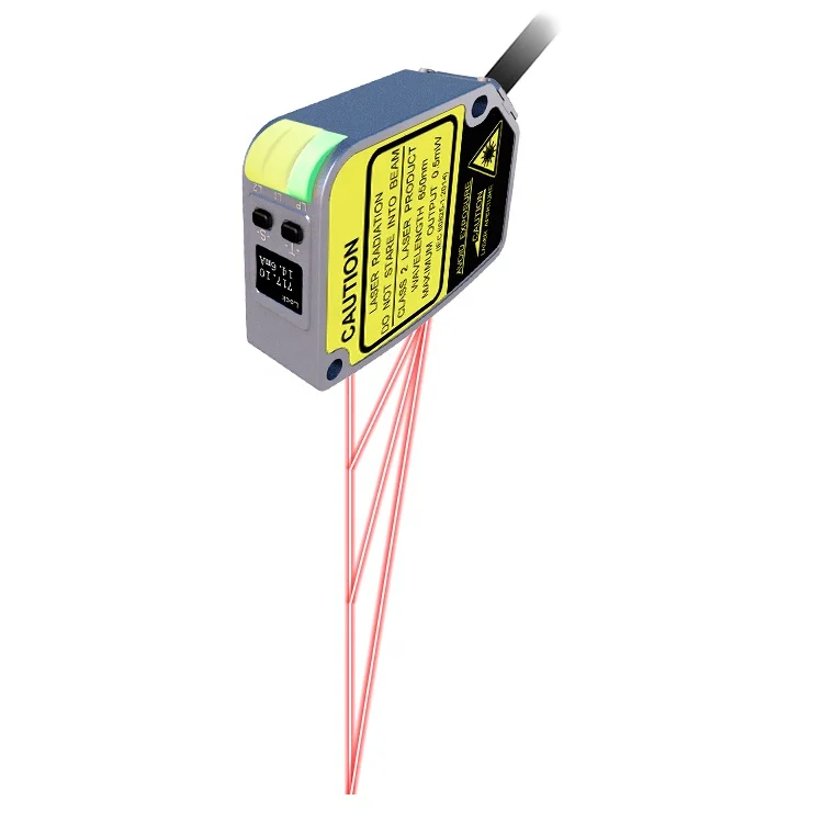 FUWEI Digital Laser Displacement Sensor High Precision Distance Measurement Thickness Leveling RS485 Analog