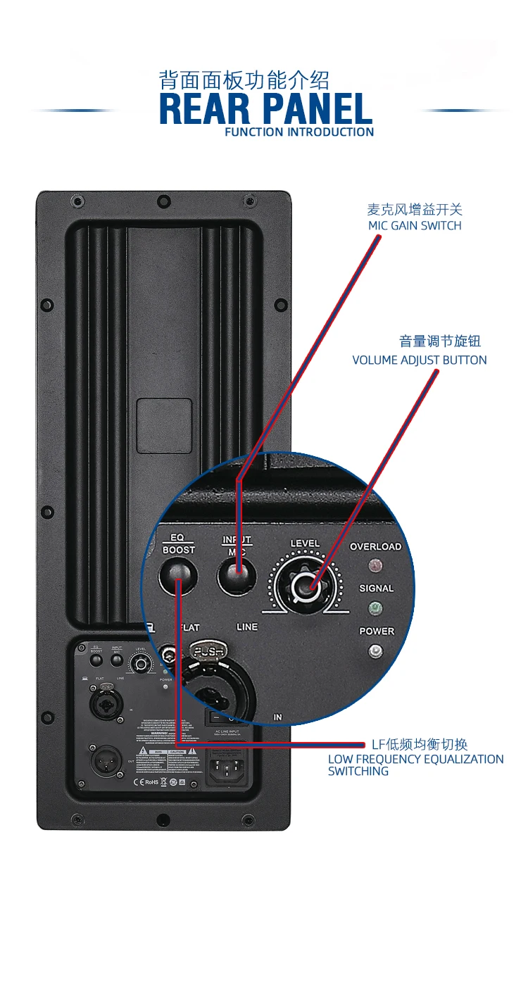 Активный громкоговоритель силовой модуль класса D