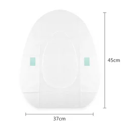 Hot sale 2ply 6pcs/bag pack disposable paper toilet seat covers toilet seat cover disposable paper for sanitary