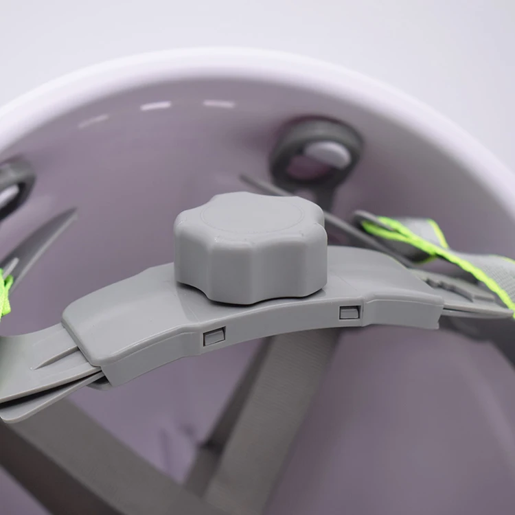 White CE EN397 Standard American Cap Safety Helmet with Goggle