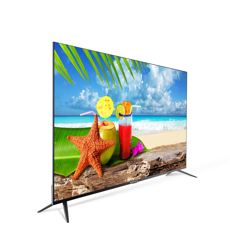 Wanbao New product Flat Screen 75inch skd ckd QLED TV High Quality 2160P 4K Ultra HD Big TV