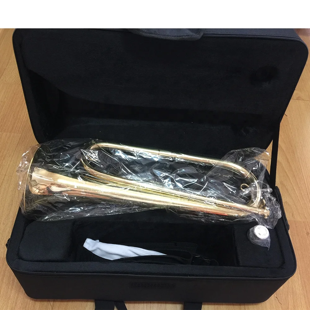 
Accept Oem High Quality gold lacquer bugles for sale JYBU601 