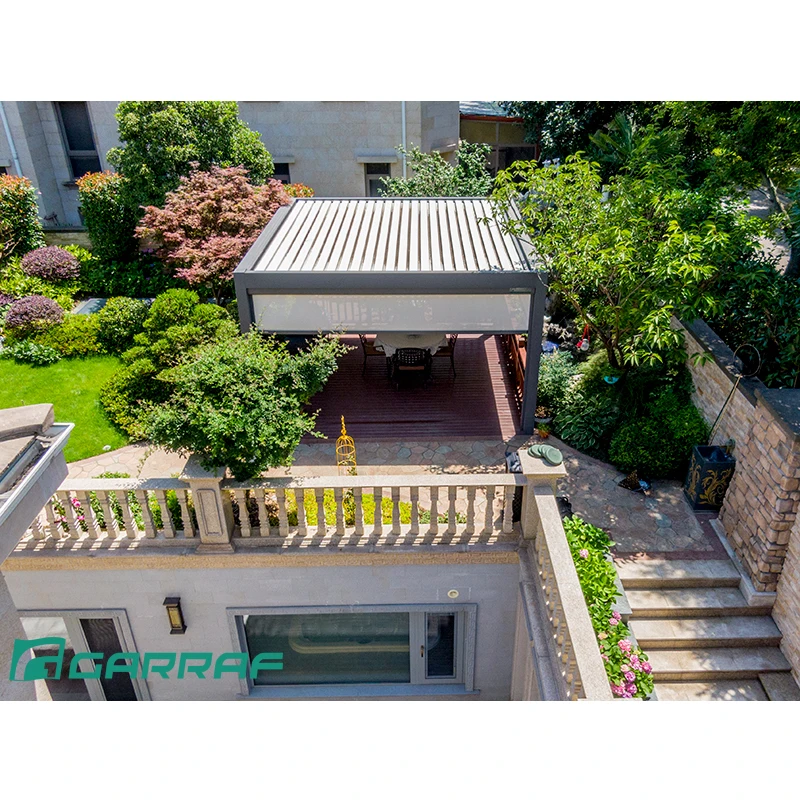 louvered roof kits high quality outdoor remote control pergola aluminium bioclimatic motorized r electric sli