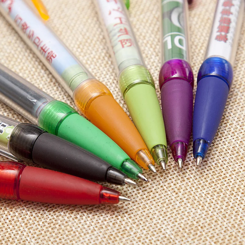 Promotional Plastic Banner Pen, Customized Logo Advertising Plastic Pen with Banner, Wholesale Banner Pen