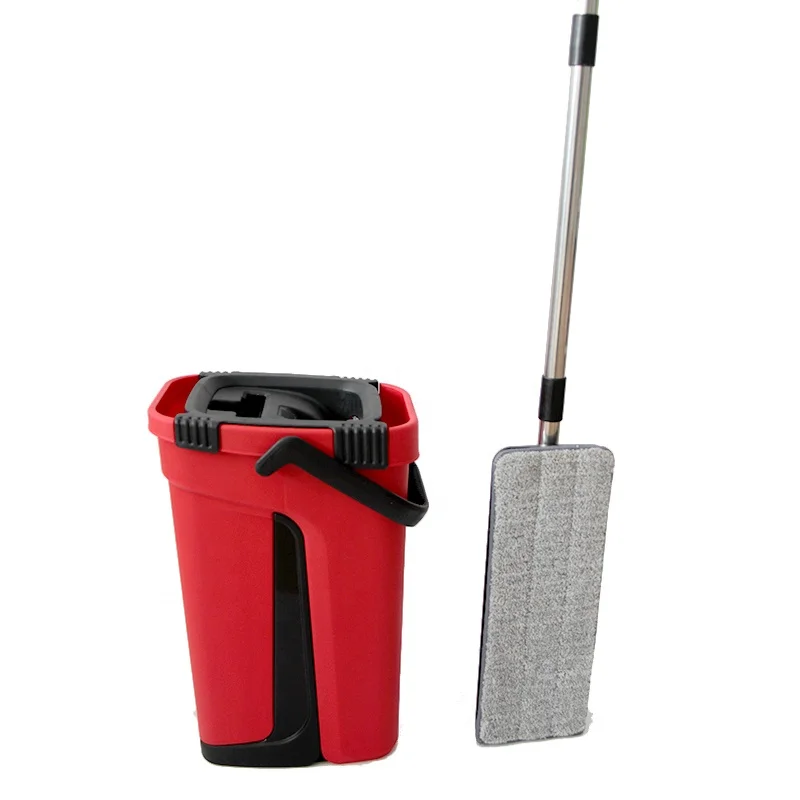 IMAXX Cleaning Mop New Cleaning Floor Products Hand Free Wash Microfiber Cleaning Flat Mop