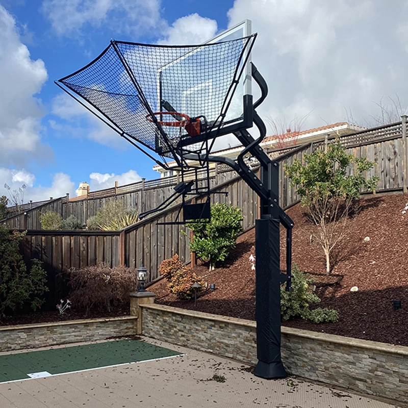 Q-BR02 Баскетбол Rebounder чистая система возврата портативный выстрел тренер для лекарственных препаратов традиционной полюс и