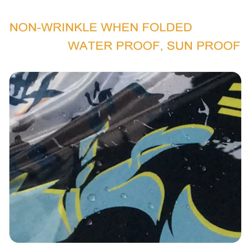 Custom Graphic Printed Single Sided Feather Flag And Banner With Flag Pole