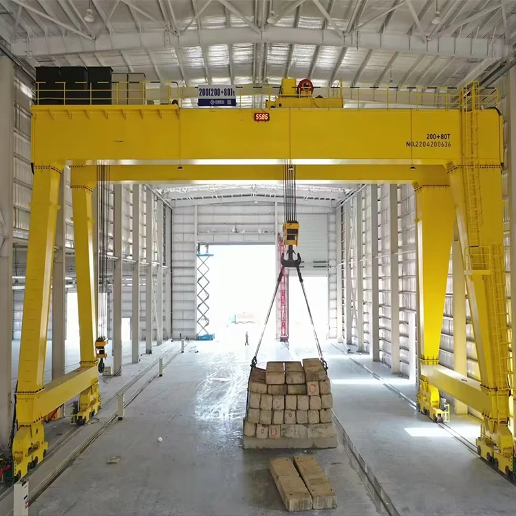 16ton 20ton Double Girder A-type Double-girder Hook Mobile Gantry Crane