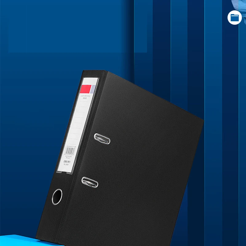 3 Inch 2 Ring Presentation View Black Holds 300 Sheets Document Organizer Binder