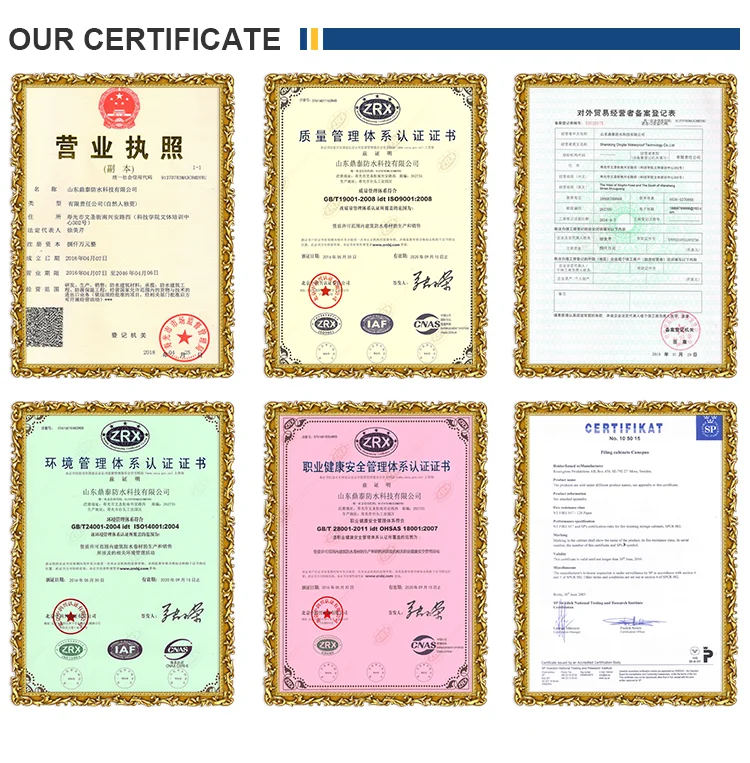 2mm Pvc Waterproofing Membrane for Single Ply Roofing System