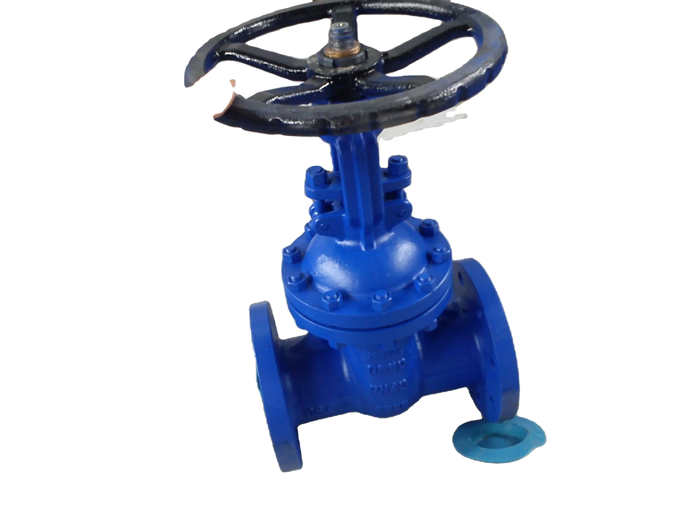 
Manufacture German standard DIN cast steel flanged gate valve with handwheel 