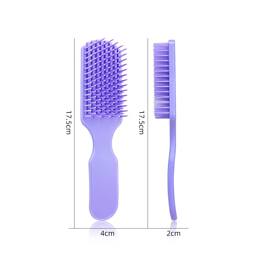 Wholesale Multi Colors  ABS Octopus Nine Rows Black Hair Detangler Brush For Woman Scalp Care Detangling Brushes