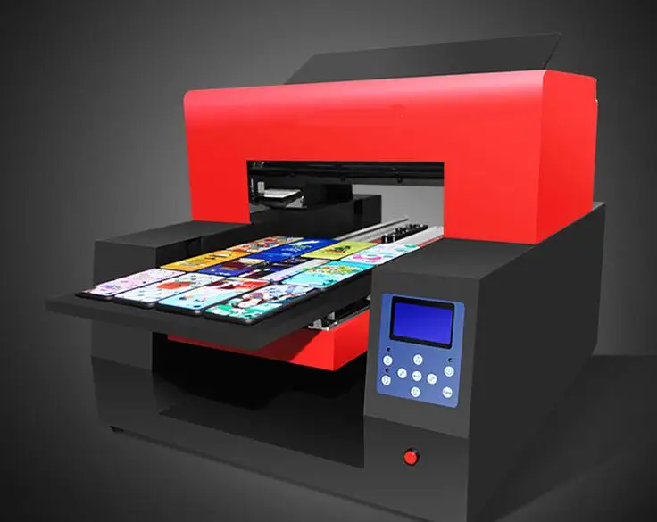 New Mini LED A4 Digital Cell Phone Case Printing Machine Flatbed UV Printer